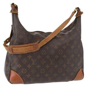 LOUIS VUITTON Monogram Boulogne 35 Shoulder Bag M51260 LV Auth bs30832